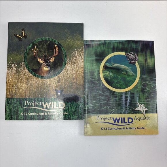 Project WILD & Aquatic K-12 Curriculum Guides Homeschool Lot - Picture 1 of 7